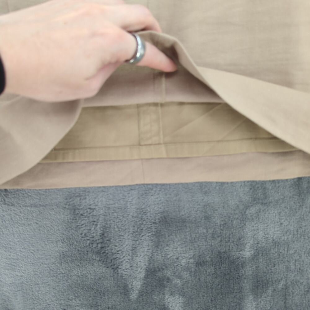 Vince Skirt Womens 10 Beige Pencil Business Casual Minimalist Neutral Linen - Picture 5 of 8